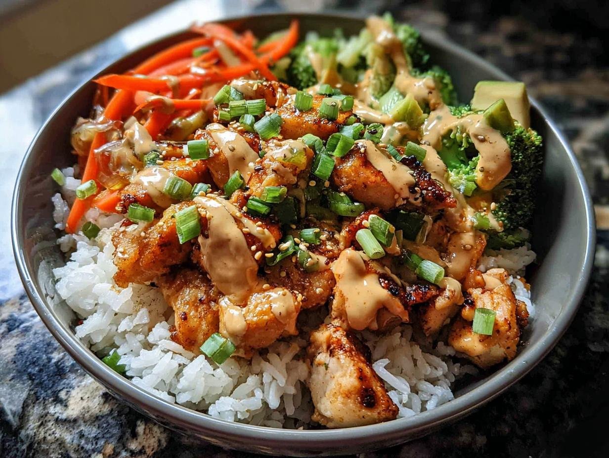 Bang Bang Chicken Bowl: 1 Easy Viral Recipe - Bang Bang Chicken Bowl - additional detail