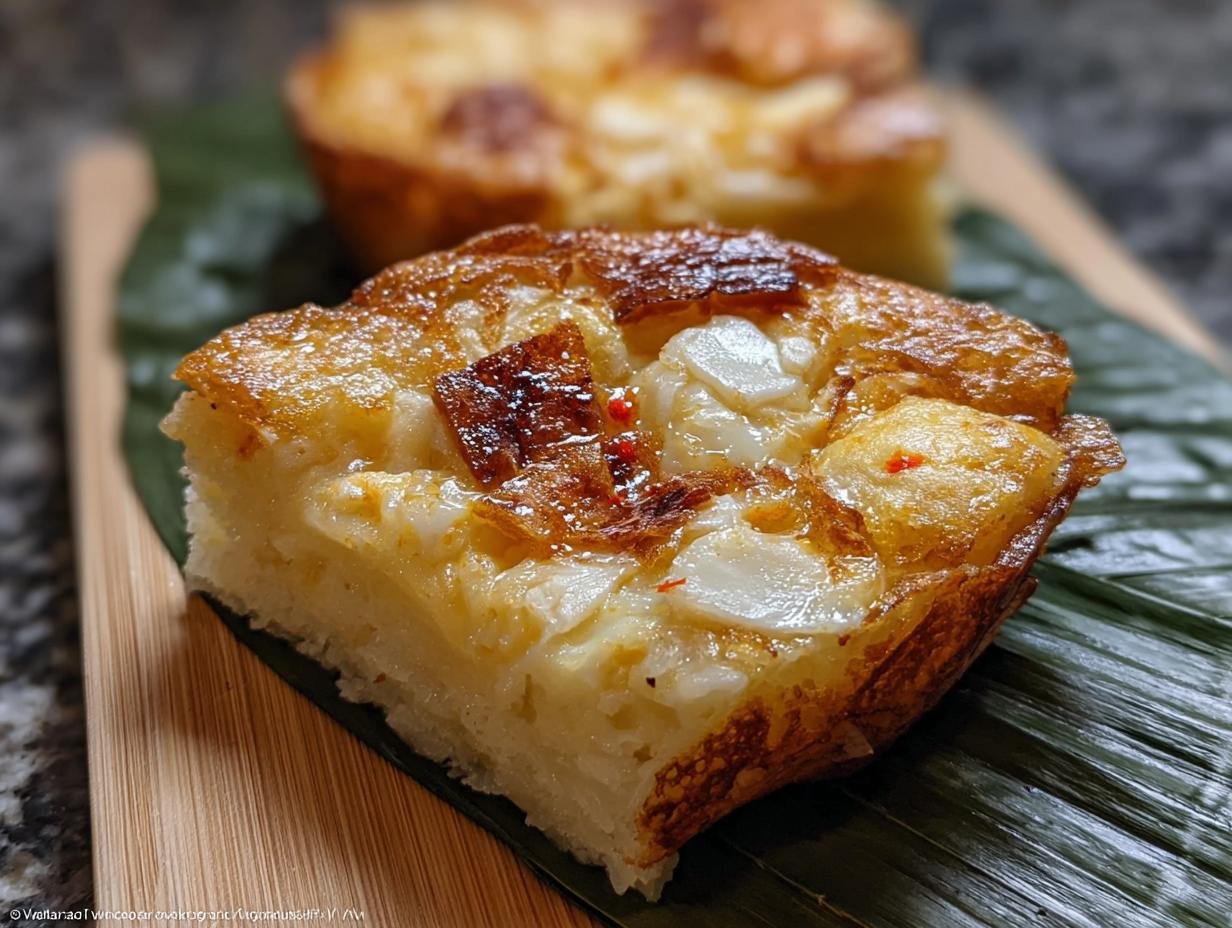 Bibingka: Easy 1-Hour Filipino Rice Cake - Bibingka - additional detail