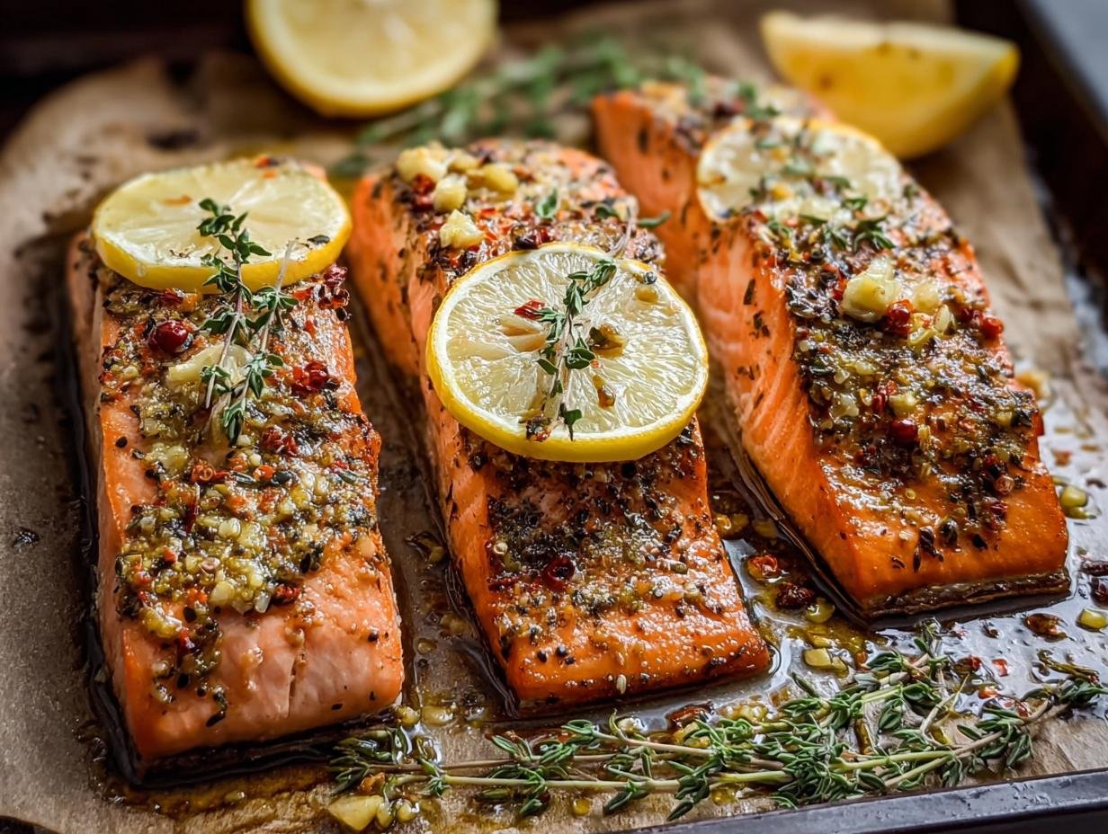 Broiled Salmon: 10 Min Flavor Explosion - Broiled Salmon - additional detail