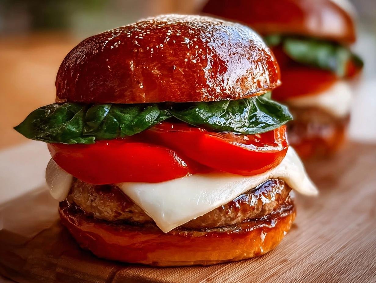Bun Bruschetta Burgers: Amazing 30-Min Dinner
