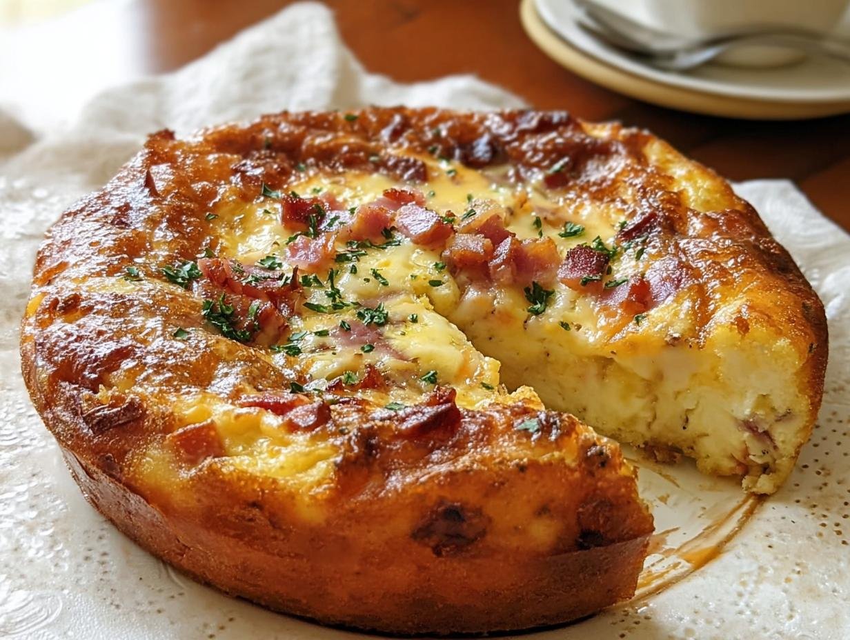 Cheese Bacon Strata Cake: Amazing 6-Ingredient Recipe - Cheese Bacon Strata Cake - additional detail