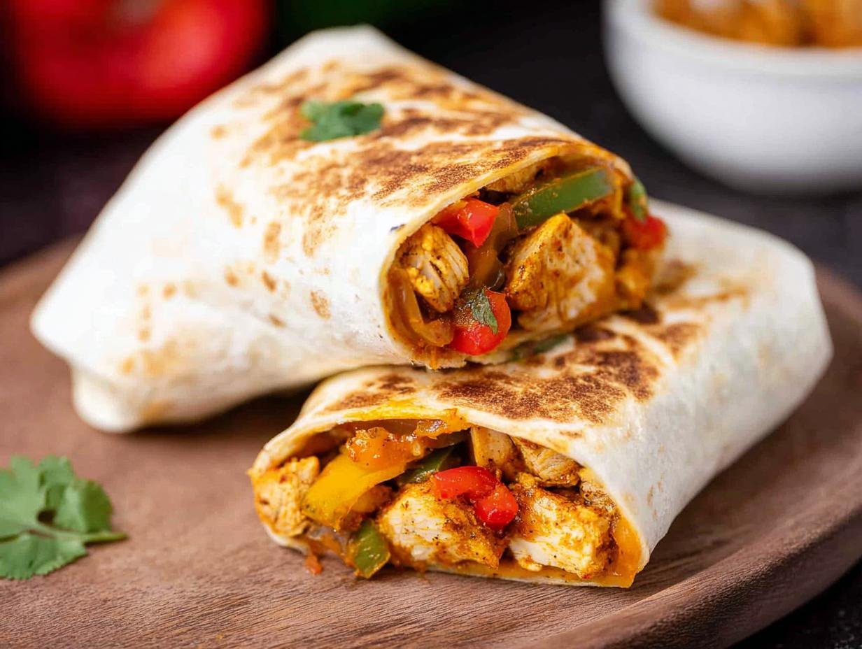 30-Min Chicken Fajita Wraps: Amazing Flavor - Chicken Fajita Wraps - additional detail