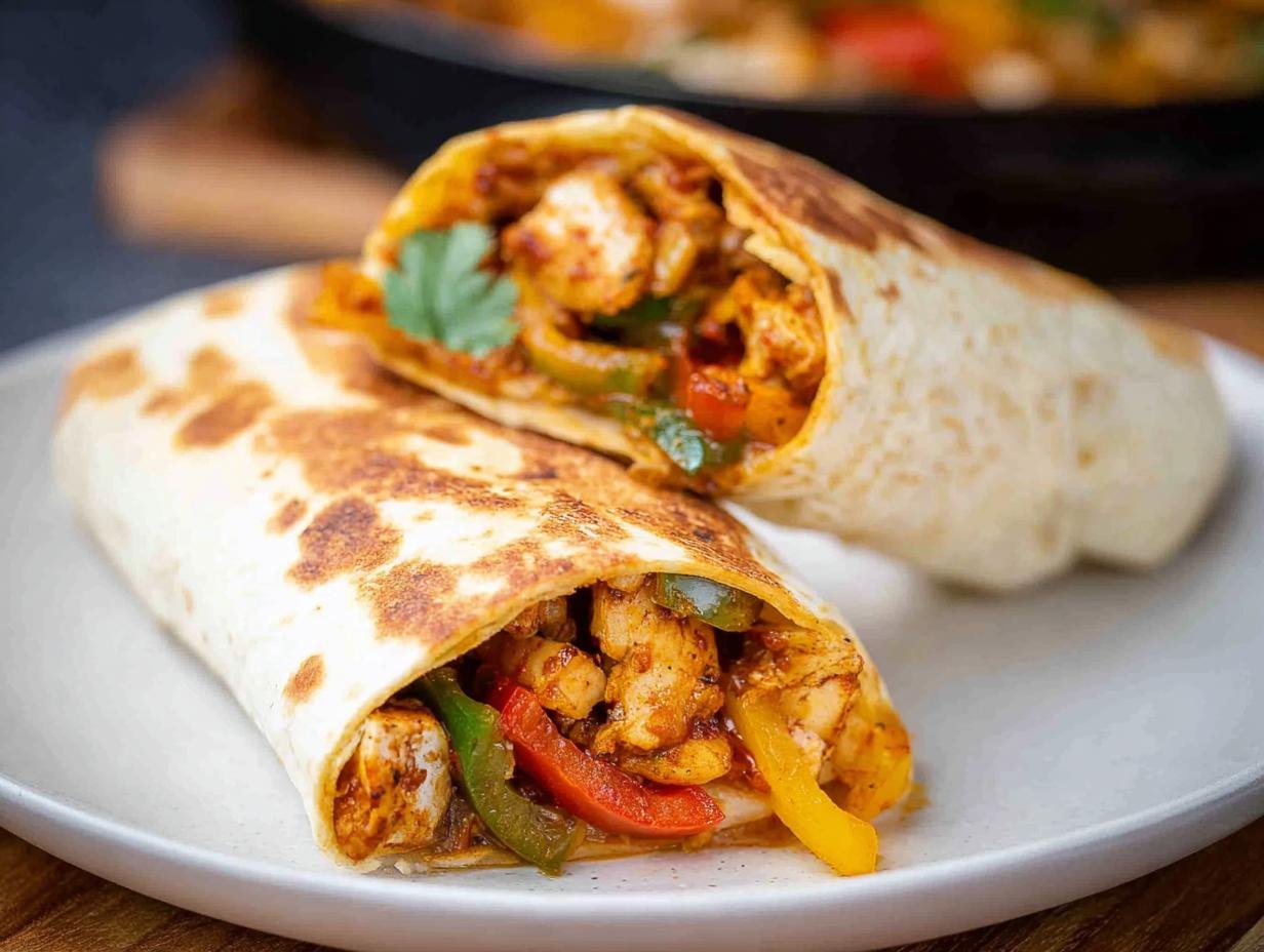 30-Min Chicken Fajita Wraps: Amazing Flavor - Chicken Fajita Wraps - additional detail