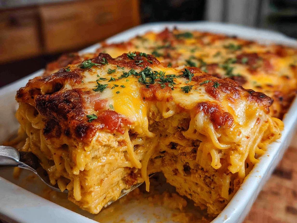 Supreme Chicken Spaghetti Casserole: 4 Secrets