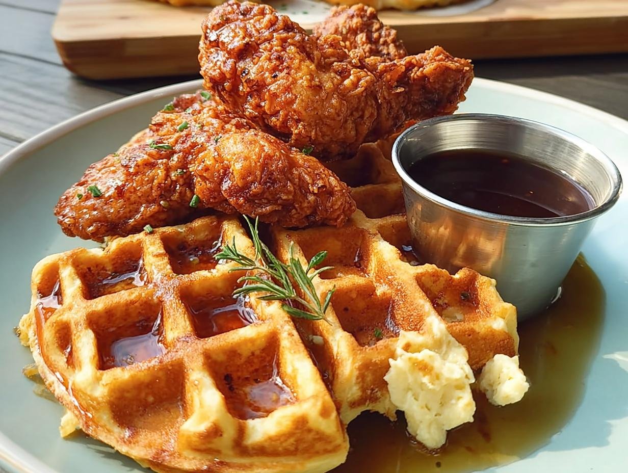Crispy Chicken Waffles: 2 Secrets Revealed - Chicken Waffles - main visual representation