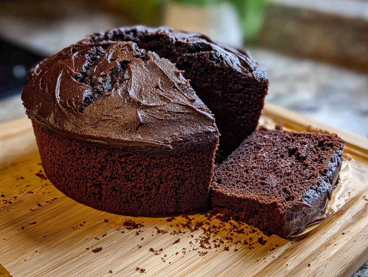 Rich Chocolate Pound Cake: 1 Glorious Recipe - Chocolate Pound Cake - additional detail