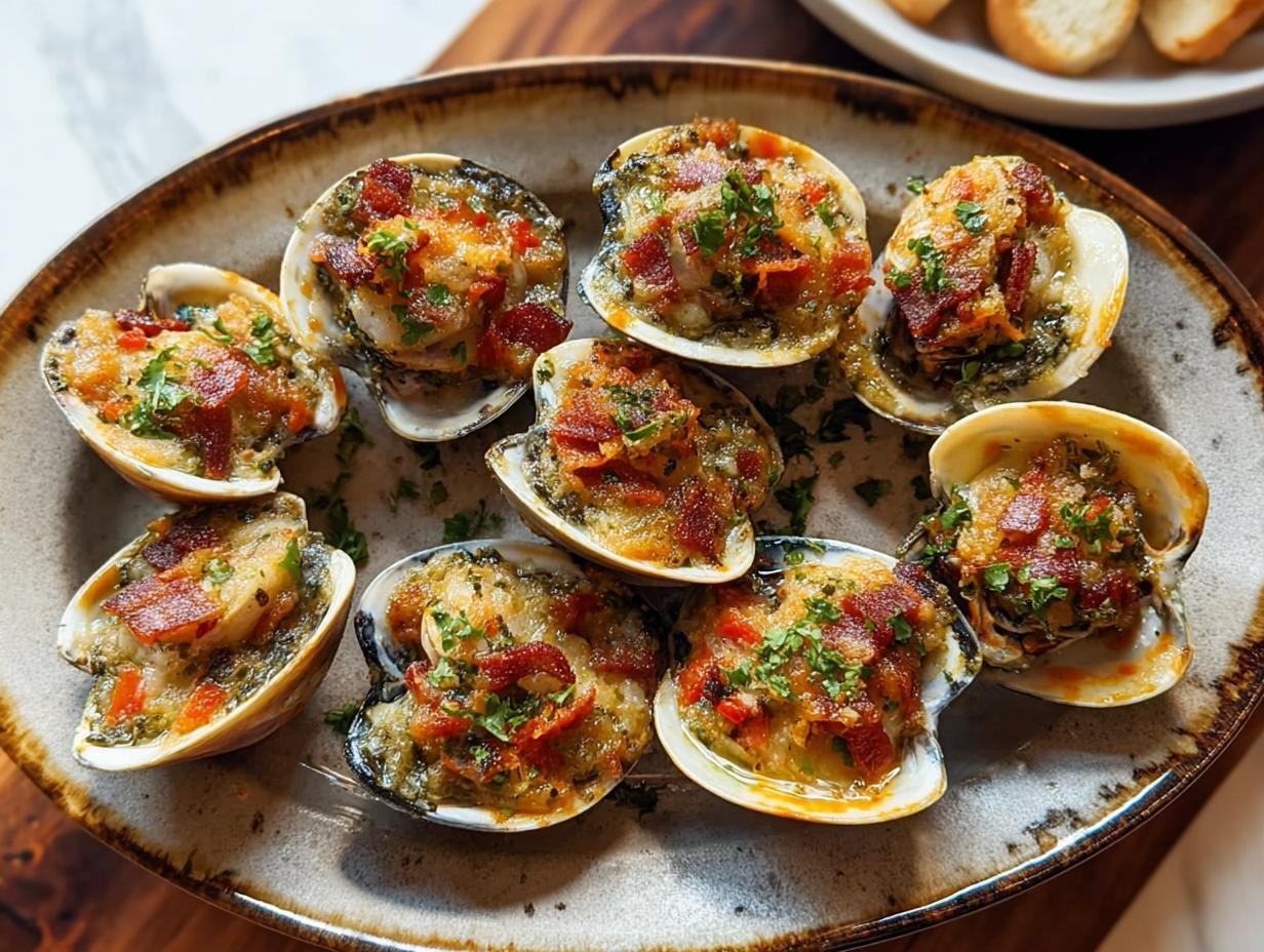 Clams Casino Bacon Bell: 1 Amazing Appetizer - Clams Casino Bacon Bell - main visual representation