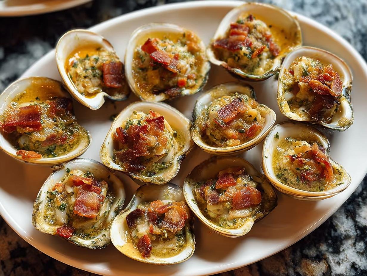 Clams Casino Bacon Bell: 1 Amazing Appetizer - Clams Casino Bacon Bell - additional detail