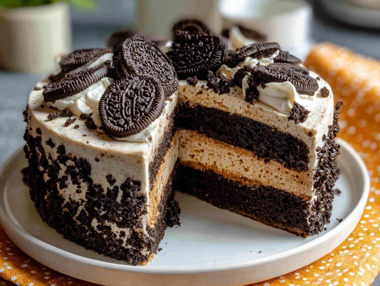 Cookies Cream Oreo Cake: Dreamy 1-Hour Dessert