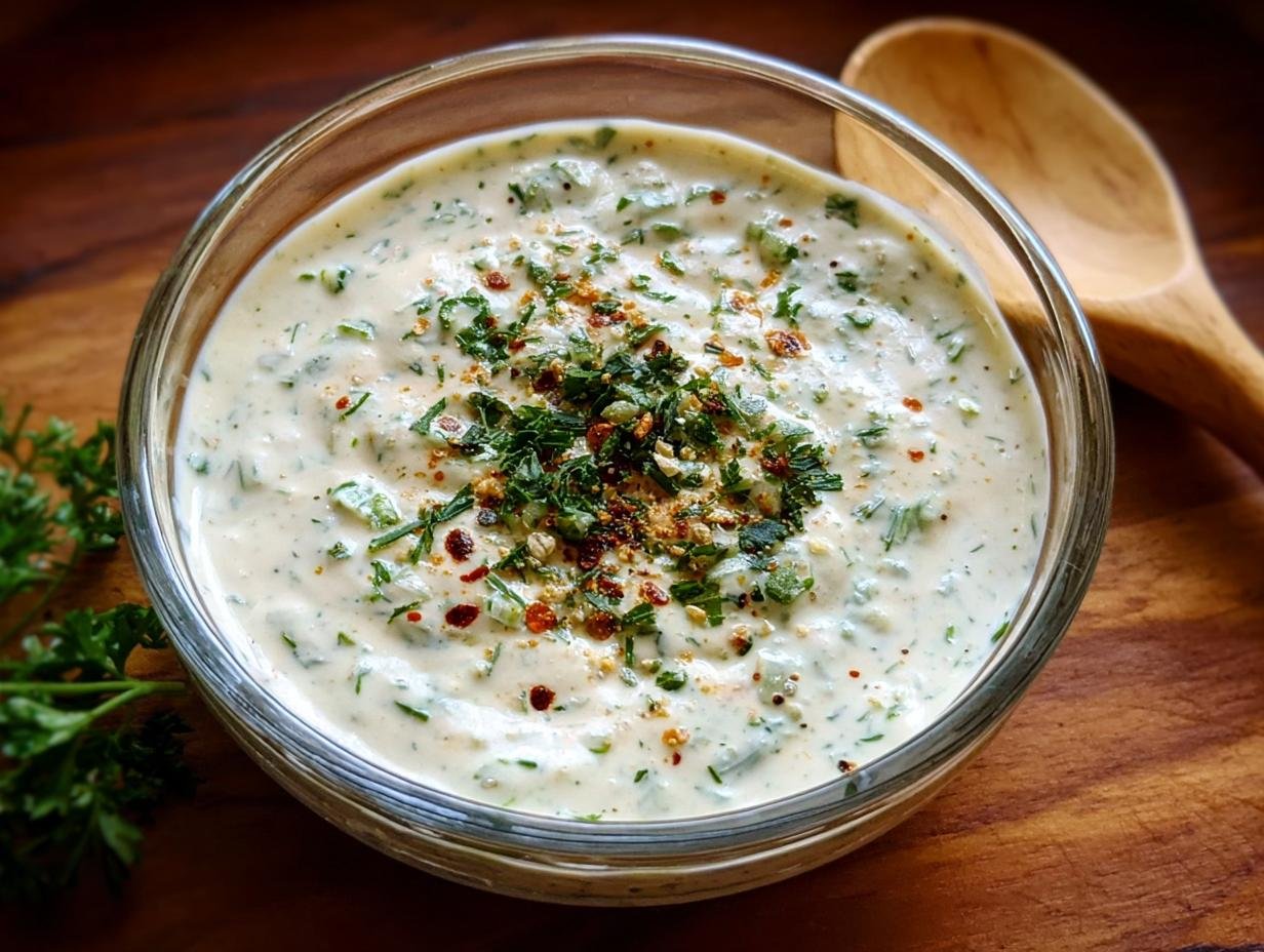 Cowboy Butter Ranch Dressing: 10 Min Creamy Dip - Cowboy Butter Ranch Dressing - additional detail