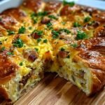 Croissant Breakfast Casserole Ahead