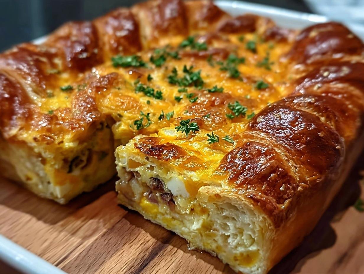 Croissant Breakfast Casserole Ahead: Easy 1 Dish - Croissant Breakfast Casserole Ahead - additional detail