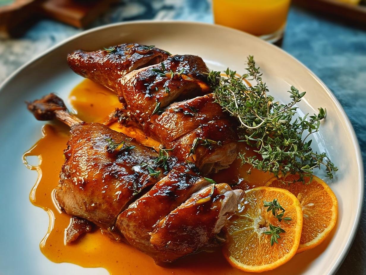 Duck Lorange: 1 Glorious French Meal - Duck Lorange - main visual representation