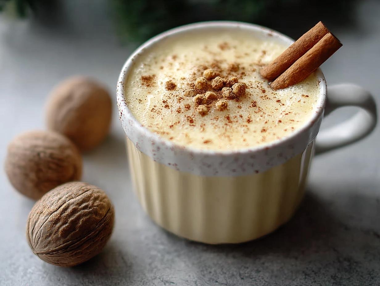 Amazing Homemade Eggnog Recipe: Simple & Creamy - Eggnog - additional detail