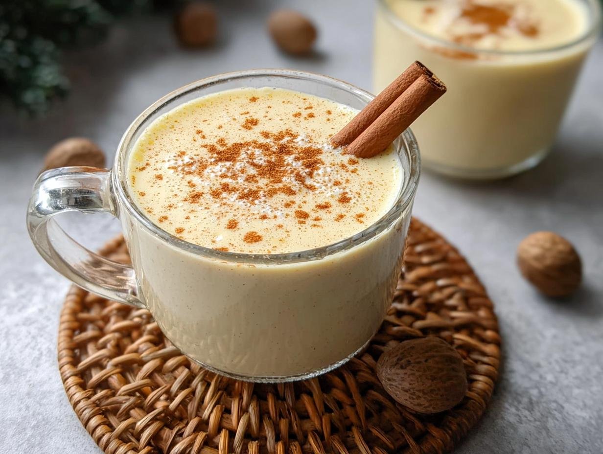 Amazing Homemade Eggnog Recipe: Simple & Creamy - Eggnog - additional detail