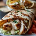 Garlic Chicken Wraps
