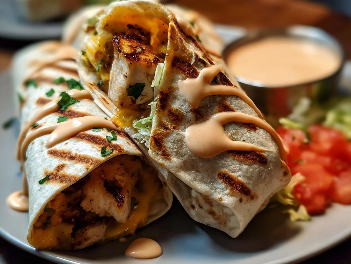 Garlic Chicken Wraps: Amazing 10-Minute Meal - Garlic Chicken Wraps - additional detail