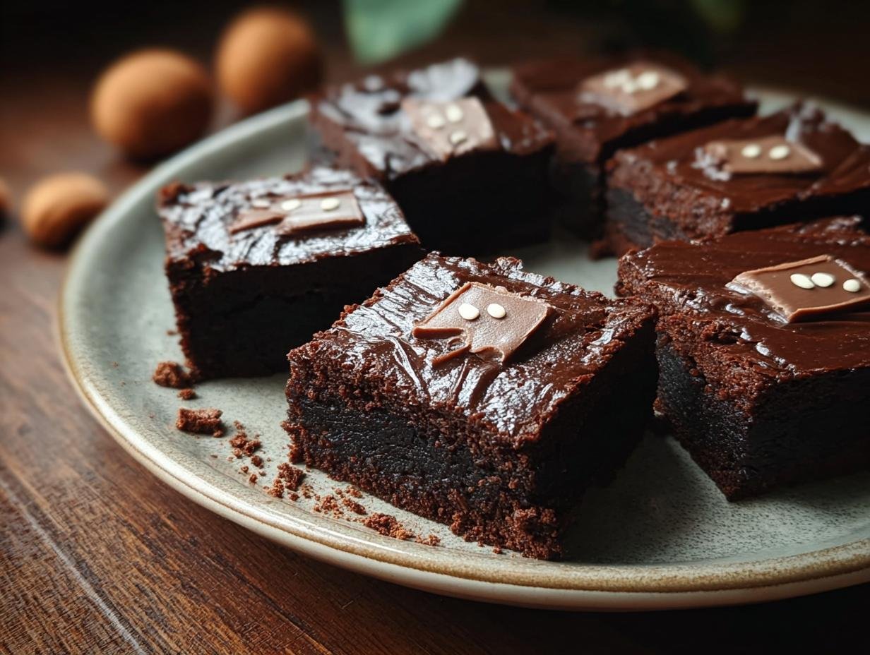 Ghostly Ganache Brownies: Amazing 4 Ingredient Treat - Ghostly Ganache Brownies - additional detail
