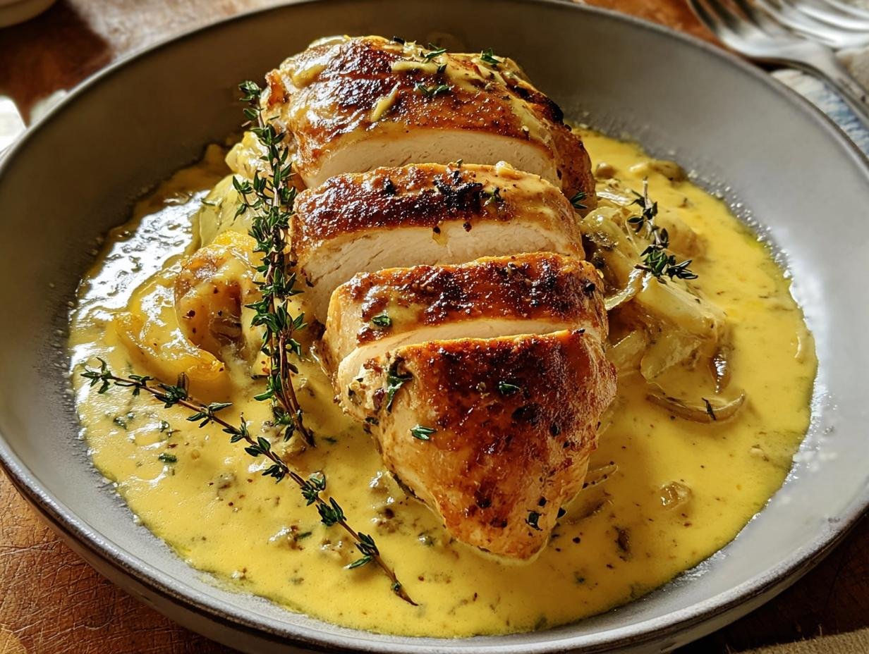 Golden Chicken Mustard Shallots: 4 Amazing Bites