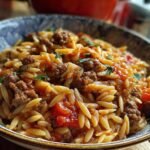 Ground Beef Orzo