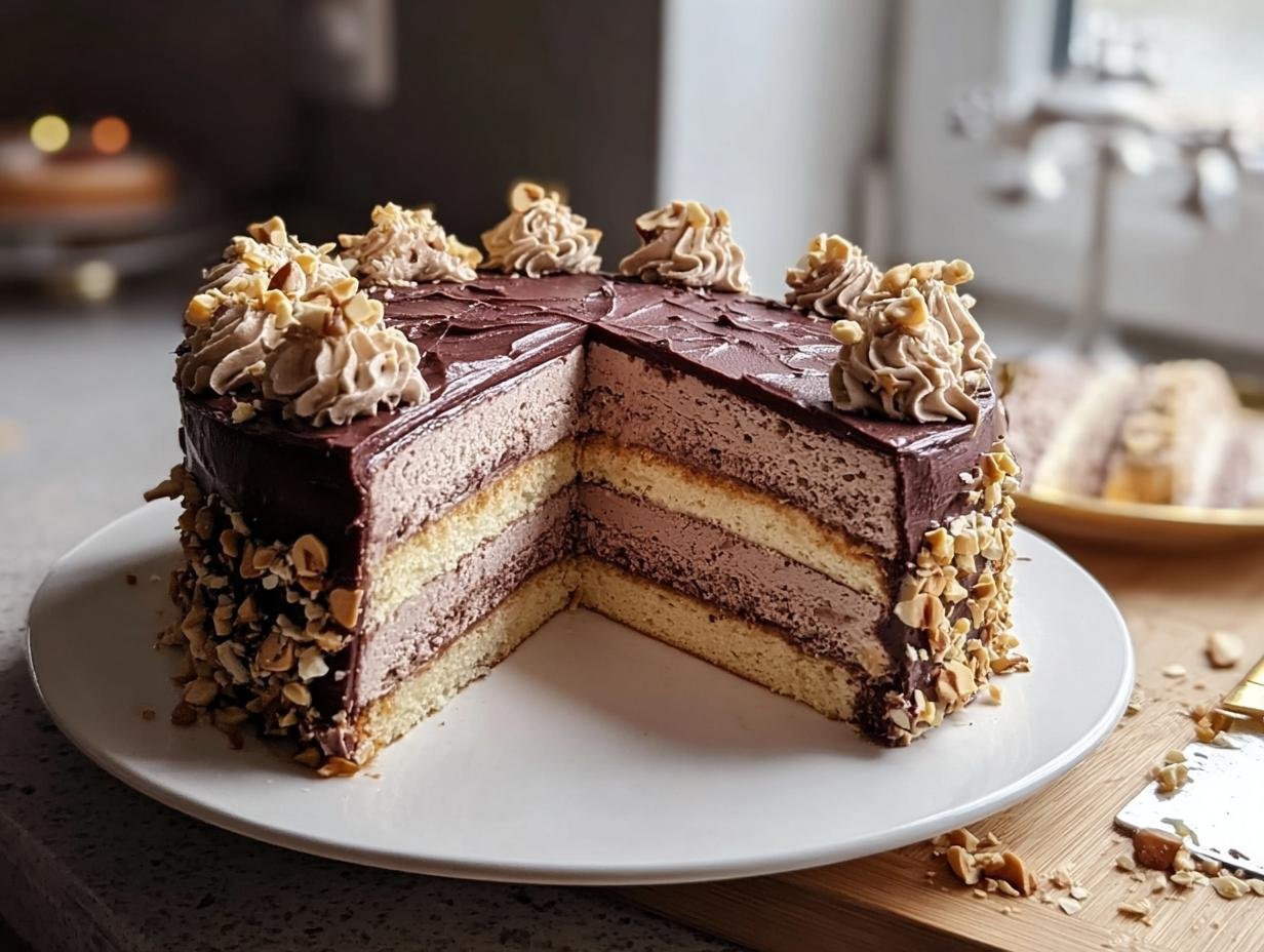 Amazing Hazelnut Nutcracker Cake Recipe - Hazelnut Nutcracker Cake - additional detail