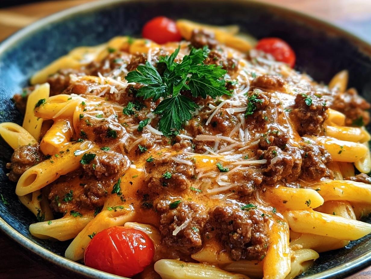 High Protein Beef Pasta: 1 Savory Meal - High Protein Beef Pasta - additional detail