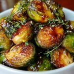 Honey Balsamic Brussels Sprouts