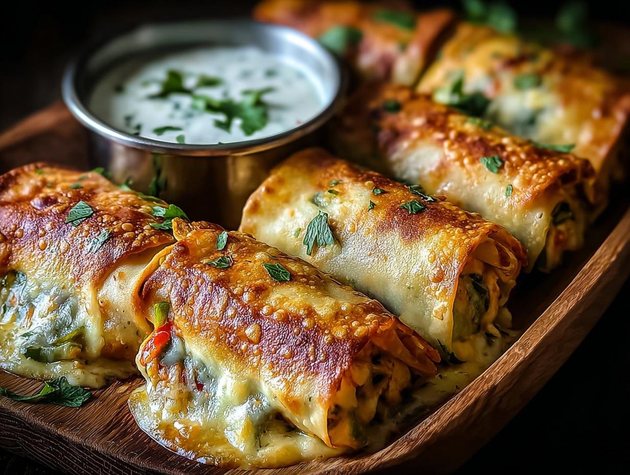 Amazing Jalapeno Popper Egg Rolls: 10 Minute Prep - Jalapeno Popper Egg Rolls - main visual representation