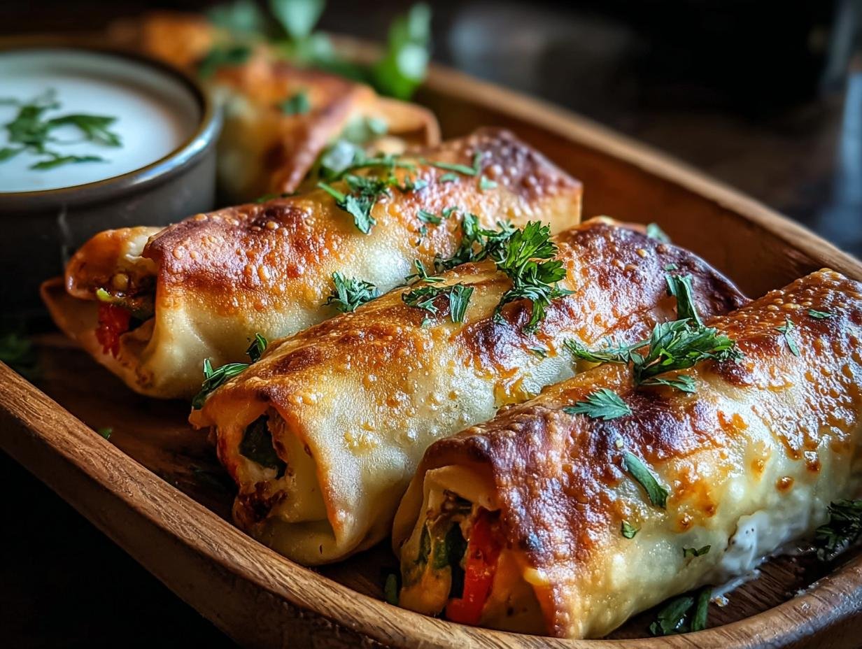 Amazing Jalapeno Popper Egg Rolls: 10 Minute Prep