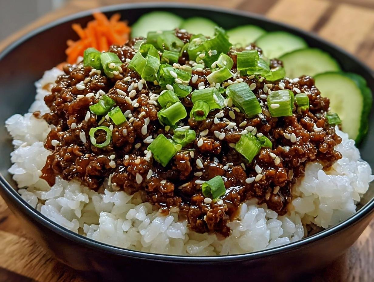 Korean Ground Beef Bowl: Amazing 30 Min Meal - Korean Ground Beef Bowl - main visual representation