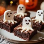 Marshmallow Ghost Brownies