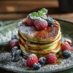 Matcha Powder Pancakes