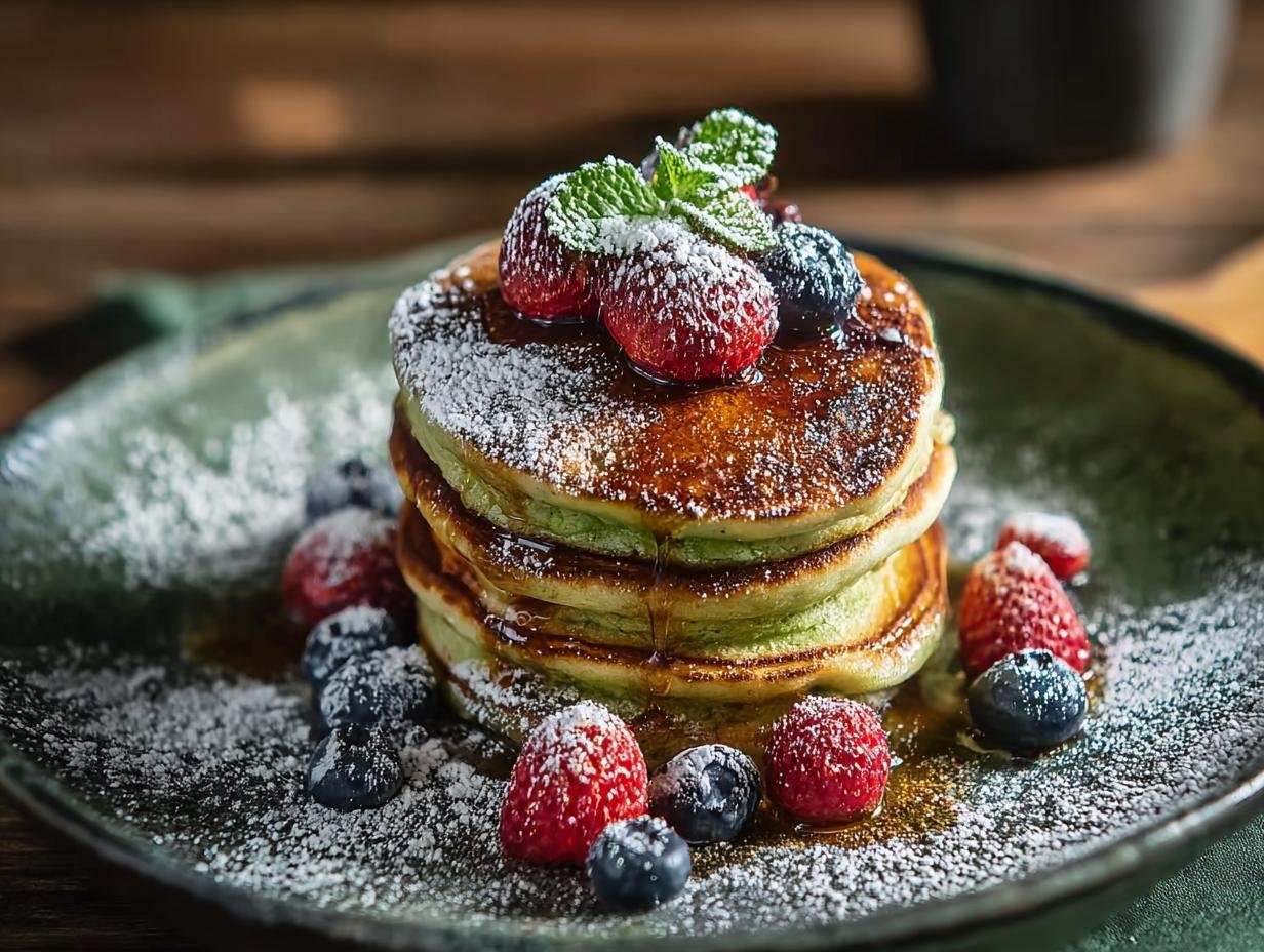Matcha Powder Pancakes: 1 Amazing Green Breakfast