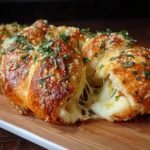 Mozzarella Stuffed Rosemary Parmesan