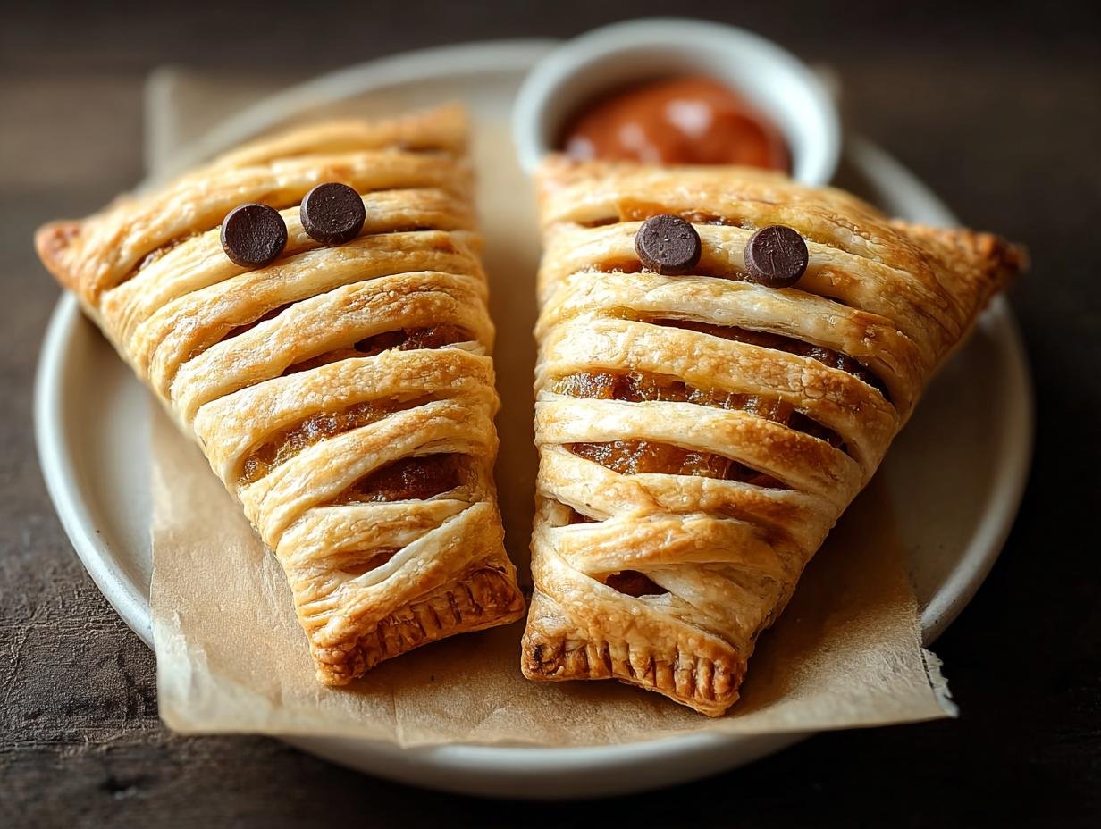 Mummy Hand Pies: 10 Easy Spooky Treats - Mummy Hand Pies - additional detail