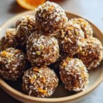 Orange Cardamom Energy Bites