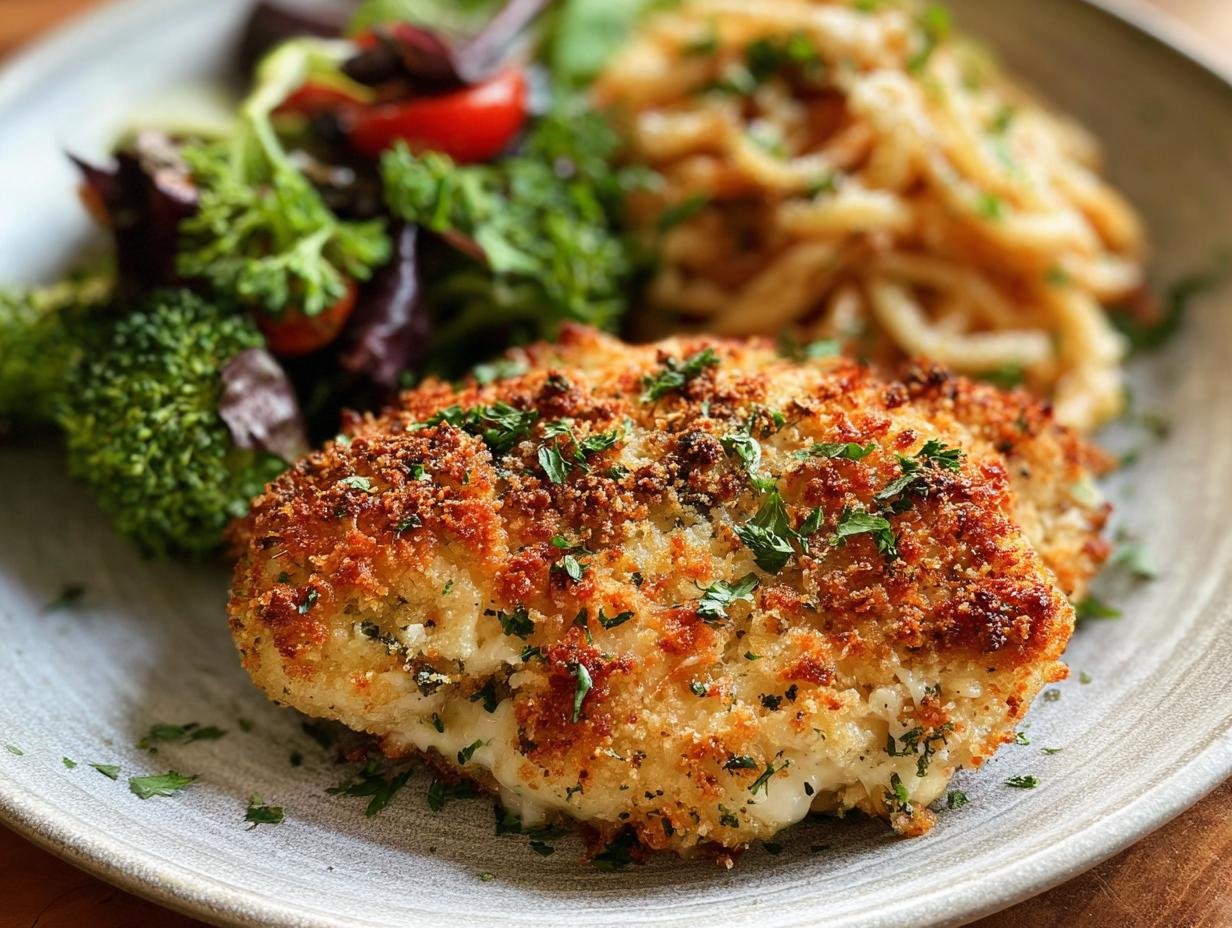 Amazing Parmesan Crusted Chicken Dinner - Parmesan Crusted Chicken Dinner - additional detail
