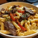 Philly Cheesesteak Pasta