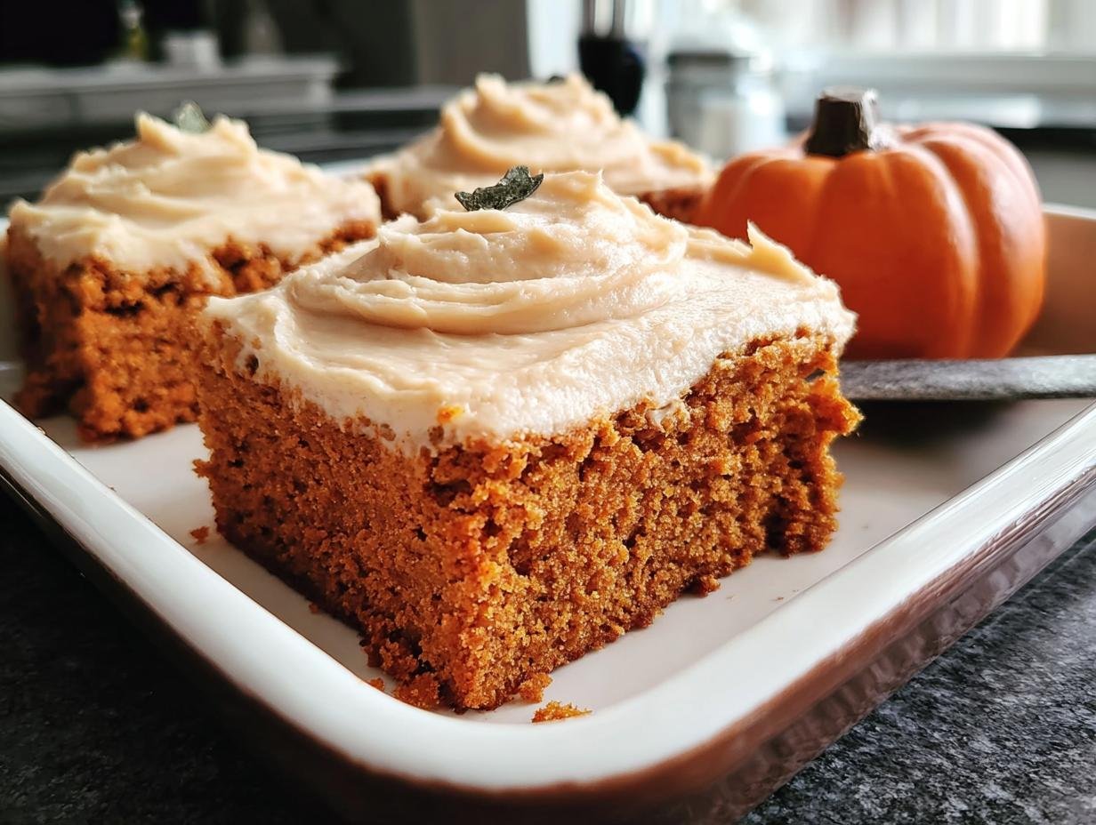 Perfect Pumpkin Sheet Cake: 1 Bowl Wonder - Pumpkin Sheet Cake - additional detail