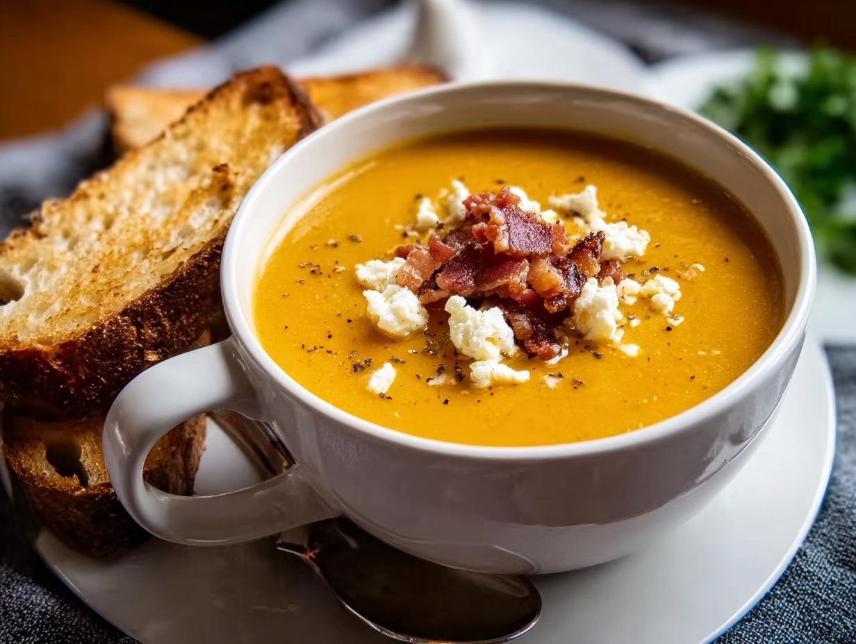 Roasted Butternut Squash Soup: 1 Amazing Recipe - Roasted Butternut Squash Soup - additional detail