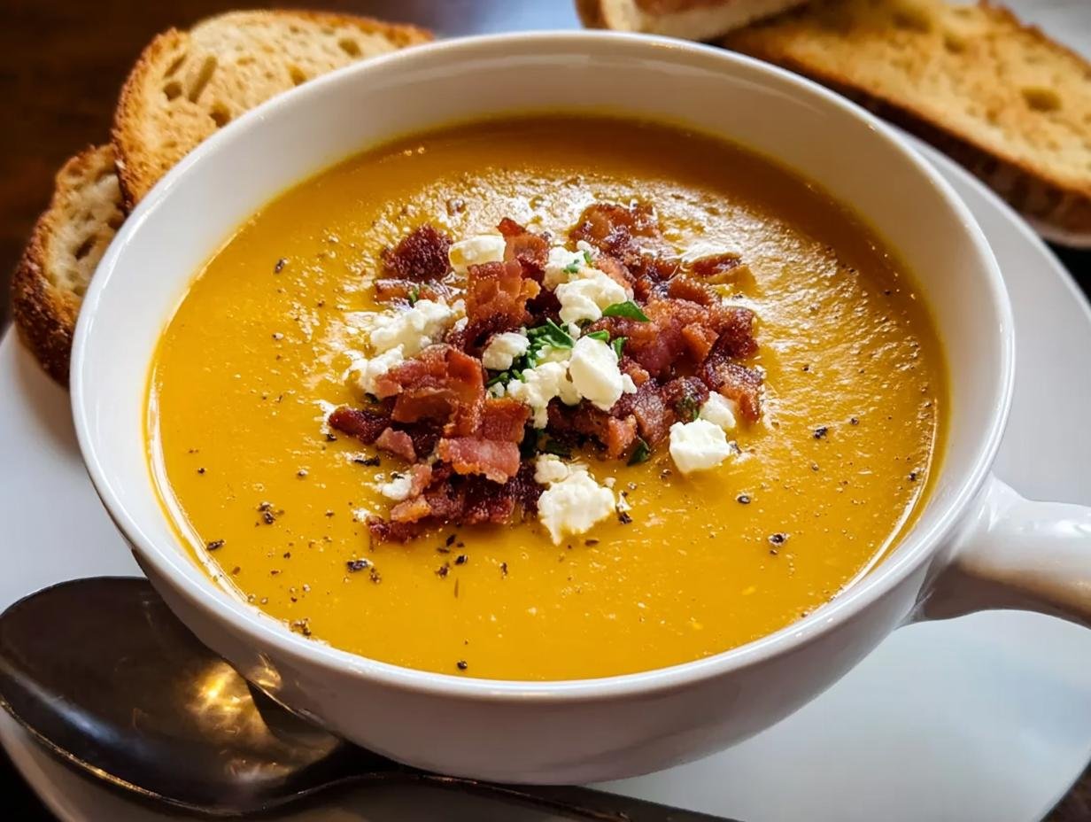 Roasted Butternut Squash Soup: 1 Amazing Recipe - Roasted Butternut Squash Soup - additional detail