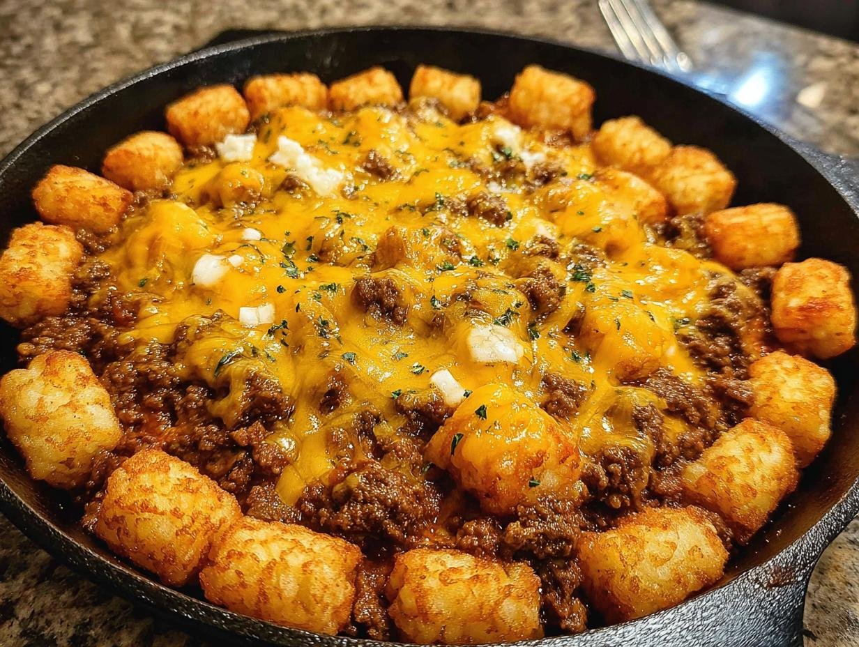 Tater Tot Sloppy Joe: Incredible 10-Min Prep - Tater Tot Sloppy Joe - additional detail