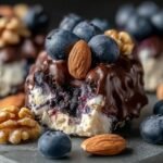 Wholesome Frozen Blueberry Yogurt