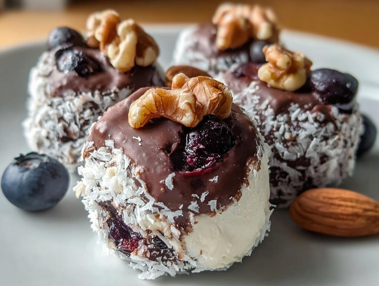 Wholesome Frozen Blueberry Yogurt Clusters: 15 Min Prep - Wholesome Frozen Blueberry Yogurt - additional detail