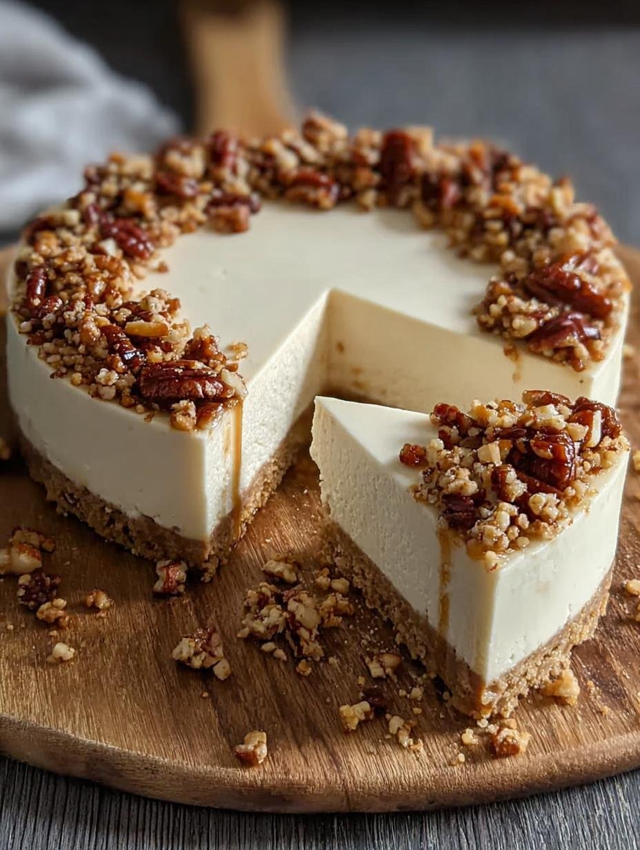 Bake Maple Cheesecake Pecan
