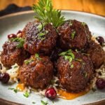 Bison Meatballs
