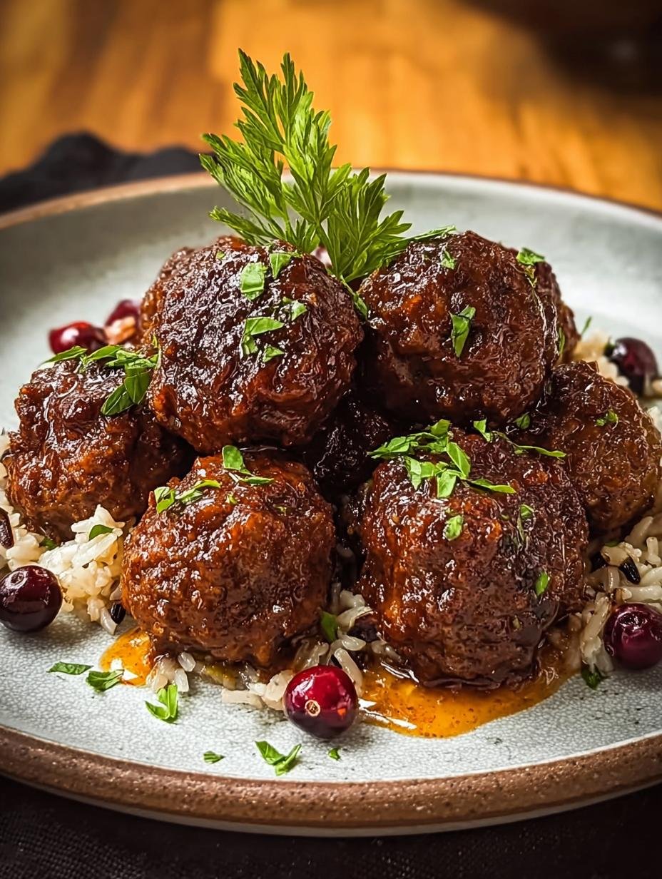Bison Meatballs