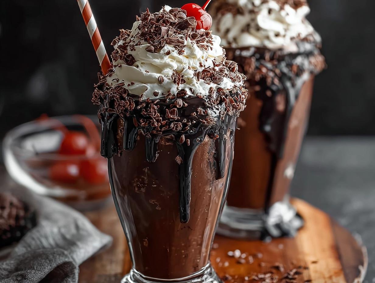 Black Milkshake Dark Creamy