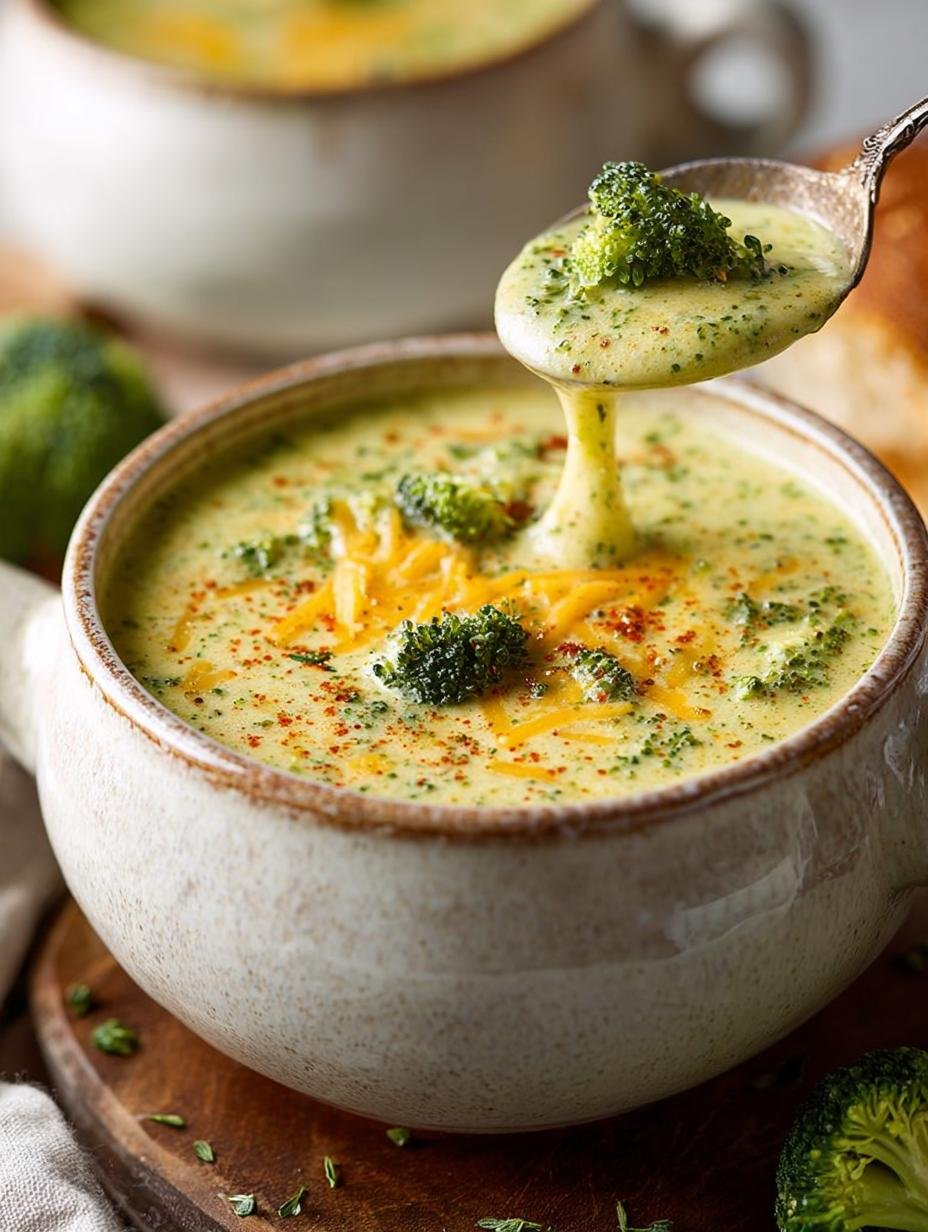 20 Minute Broccoli Cheese Soup: Comforting & Creamy Delight - Broccoli Cheese Soup - main visual representation