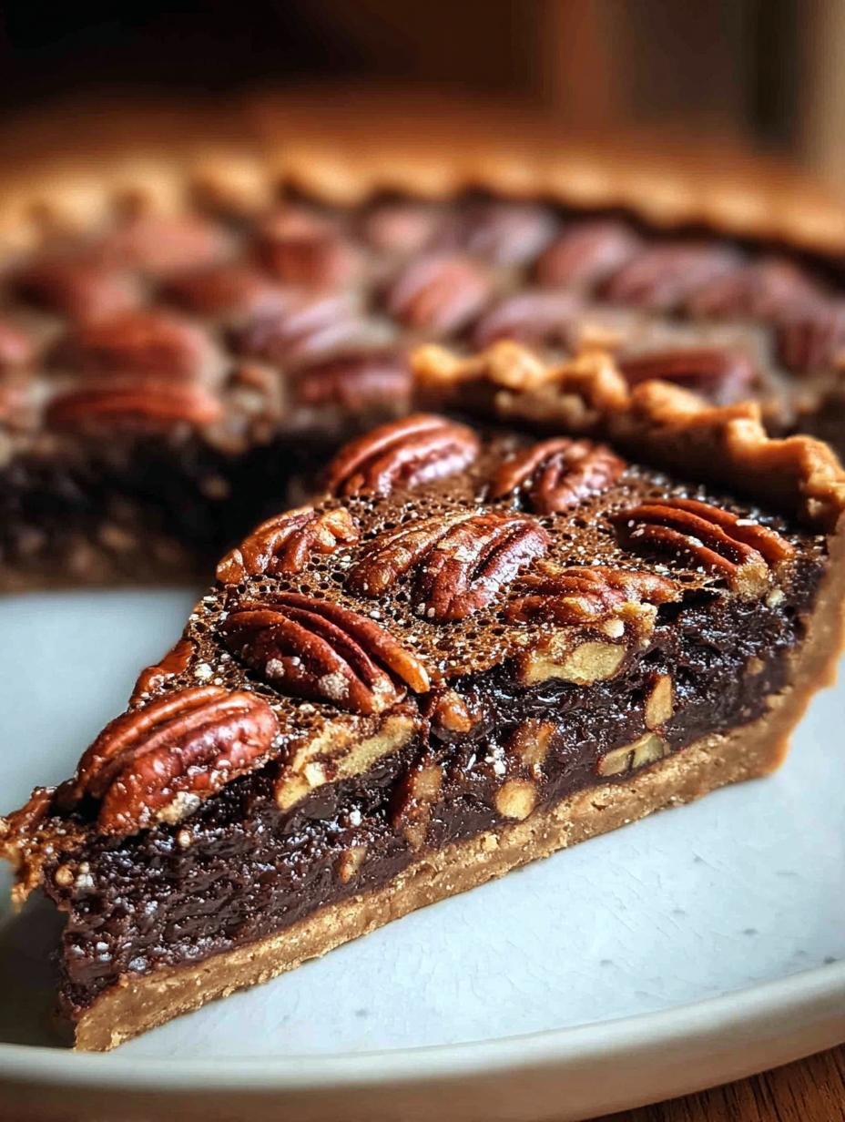 Brownie Pecan Pie: 1 Amazing Recipe - Brownie Pecan Pie - additional detail